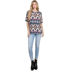 Southwest Aztec Top